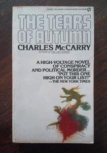 The Tears of Autumn (1984) 1st Signet Edition Charles McCarry RARE LIKE NEW PB - Picture 1 of 8