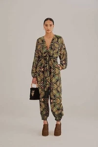 Anthropologie Farm Rio Martina Scarf Jumpsuit XS NEW - Picture 1 of 7