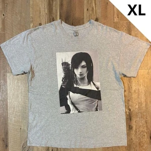Camiseta Gildan Algodón Pesado Tifa Lockhart FF7 Gráfica Gris Talla XL Camiseta De Colección - Imagen 1 de 7