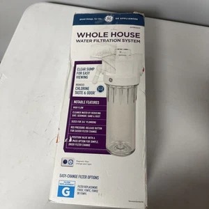 GE Ganzes Haus Wasserfiltersystem reduziert Sediment Kunststoff weiß GXWH20T - Bild 1 von 6