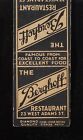 1930s DIAMOND QUALITY The Berghoff Restaurant 23 West Adams St. Annex Chicago IL