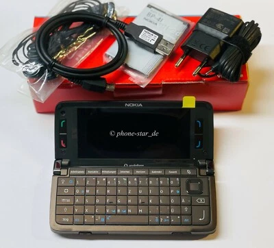 NOKIA E90 COMMUNICATOR SMARTPHONE UNLOCKED QWERTZ BLUETOOTH UMTS KAMERA WLAN BOX - Bild 1 von 4
