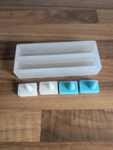Silicone Pen Turning Blank Mould Mold 2-Cavity plus Tube-in Resin Casting Set - Picture 1 of 6