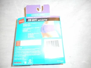 N/W/B 3 P/CS Hanes Tagless Boy Briefs Panty  Blue/White Size M/6 - Picture 1 of 1