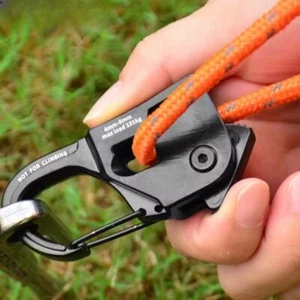 1Pc Selbst verriegelung Seil Spanner Zelt Schnur Einsteller Camping Zelt Zubehör - Bild 1 von 12