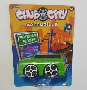 Jada Chub City Greenzilla Jada Toys JDM 2008 Taco Bell Exclusive Rare Miniature  - Imagen 1 de 11
