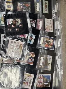 Hugh Princess Diana Postal Commemorative Society Stamp Panel Collection - Picture 1 of 8