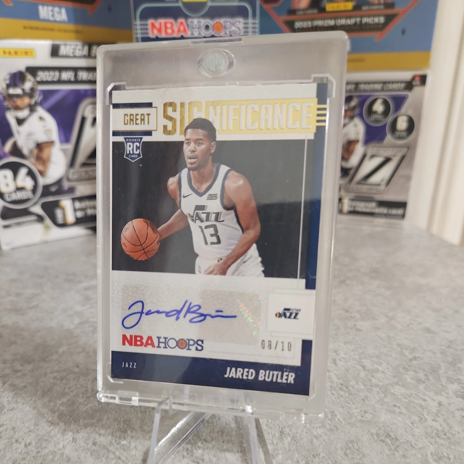 Jared Butler 2021 Hoops #GS-JBT Great SIGnificance - Gold /10 Price ...