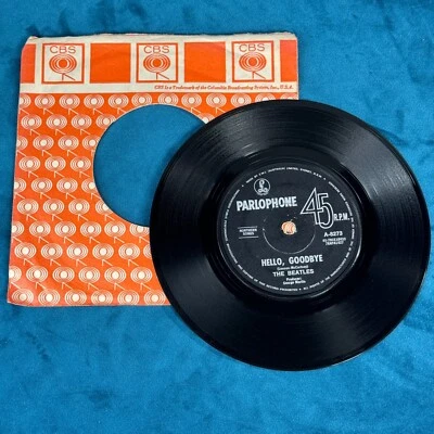 The Beatles – Hello, Goodbye - Record Vinyl, 7", 45 RPM, Single - 1967 OZ Press - Image 1 of 2