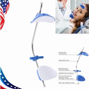 Dental Adjustable Orthodontic Reverse Pull Headgear Facemask Facial Mascara Blue - Picture 1 of 15