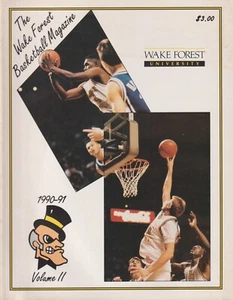 THE WAKE FOREST BASKETBALL MAGAZINE, 1990-91, VOLUME II, 128pp - Picture 1 of 4