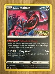 Galarian Moltres - SWSH125 - PreRelease Pokemon Promo Sword Shield Holo Card NM - Picture 1 of 2