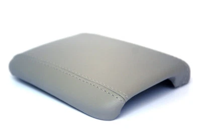 Fits 08-12 Volvo C30-C70-S40-V50 Synthetic Leather Armrest Console Cover L Gray - Image 1 of 2