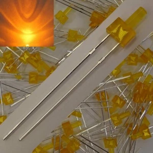 Tower LED 2mm Orange diffus langer Kopf ideal imModellbau Stückzahl wählbar F8/3 - Bild 1 von 1