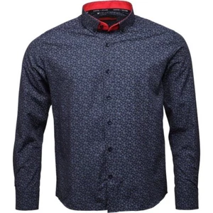 NEU HARPER LEYLAND Herren Fleming Langarm Hemd, Navy - S - Bild 1 von 1