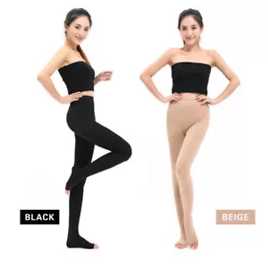 Calze collant a compressione 20-30 mmHg edema diabetico vene varicose infermiere - Foto 1 di 14
