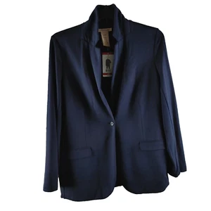 Philosophy Size XL Blue 1 Button Lined Suit Blazer NWT $88 - Picture 1 of 15
