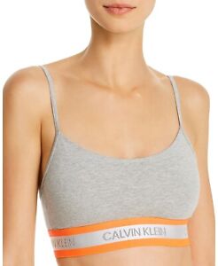 Calvin Klein Womens Neon Unlined Bralette Size Large