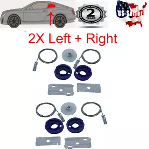 for Bentley Continental GT 2003-2010 2X Window Regulator Repair Kit Rear - Picture 1 of 5