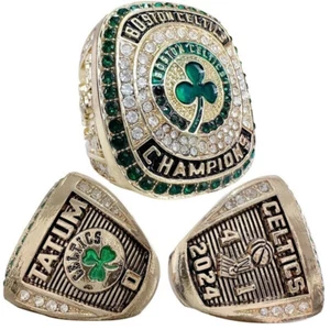 CHAMPIONSHIP RING Boston Celtics 2024: Jayson Tatum Edition FREE Display Box - Picture 1 of 8