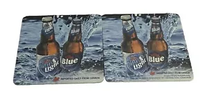 LABATT Blue Light 2x Beer coasters - Picture 1 of 1