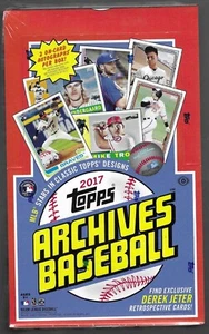 2017 TOPPS ARCHIVES  BASEBALL SEALED HOBBY BOX  2 AUTOS.   JUDGE ROOKIES - Picture 1 of 1