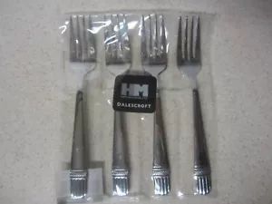 NUOVO LOTTO DI 4 FORCHETTE INSALATA DALESCROFT HERITAGE MINT PUNTA A COSTINE VIET NAM - Foto 1 di 5
