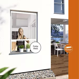 Insektenschutz Fliegengitter Rollo Fenster 130x160cm indiv. kürzbar bis 80x160cm - Bild 1 von 2