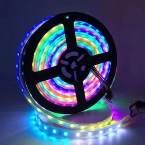 WS2812B 5050 RGB LED Strip 5M 150 300 Leds 144 60LED/M Individual Addressable 5V - Picture 1 of 9