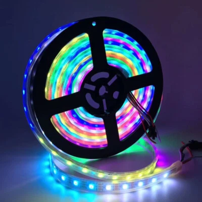 WS2812B 5050 RGB LED Strip 5M 150 300 Leds 144 60LED/M Individual Addressable 5V - Image 1 of 4