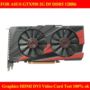 FOR ASUS GTX950 2G D5 DDR5 128Bit Graphics HDMI DVI Video Card 100% Test Work - Picture 1 of 5