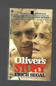 PB - OLIVER'S STORY by Erich Segal RYAN O'NEAL & Candice Bergen MOVIE TIE 1978 - Imagen 1 de 1