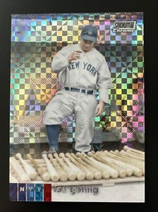 LOU GEHRIG 2020 Topps Stadium Club Chrome X-Fractor Refractor Card #35 Yankees