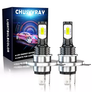 For Yamaha PZ50GT Phazer GT 2007-2013 2x H4 9003 White New LED Headlight Bulbs - Foto 1 di 19