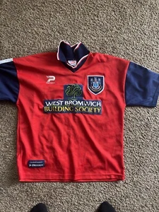WBA West Bromwich Albion away football shirt 1997/1998 Sneekes Men's Large #6 - Picture 1 of 6