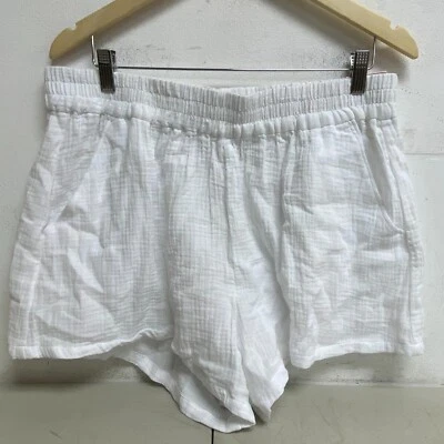 Calia Mujer Natación tiro alto Cubre Algodón Corto Amatista Helada Blanco WSA22902 Foto 1 de 4