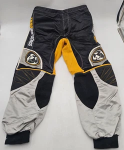 THOR MOTOCROSS PHASE 3.0 BLACK YELLOW PANTS SIZE 36 STYLE #1210 - Picture 1 of 6