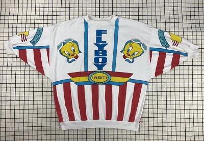 CAMISETA TOP VINTAGE 1986 TWEETY BIRD M SATURDAY COMICS AÑOS 80 LOONEY TUNES WB Foto 1 de 4