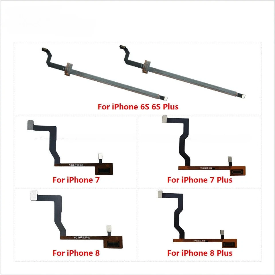 3D Home Return Fingerprint Button Main Board Connector For iPhone 6 6S 8 7 Plus - Image 1 of 1