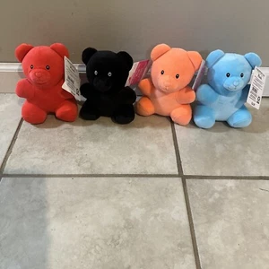 Valentinstag Gummibärchen Plüsch 6 Zoll Komplettset 4 NEU IN DER HAND Viral - Bild 1 von 3