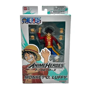 Bandai Anime Heroes One Piece Monkey D Luffy Pirate 6" Action Figure - Foto 1 di 8