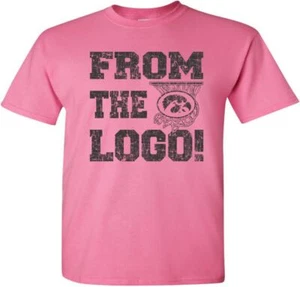 From The Logo - Iowa Hawkeyes Basketball Azalea Pink t-shirt - Picture 1 of 9