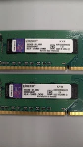 4GB Kit - 2x2GB DDR3 PC3-10600 1333MHz DIMM Kingston KVR1333D3N9H/2G Memory RAM - Picture 1 of 2