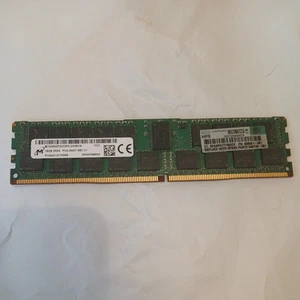 Mémoire serveur Micron 16 Go PC4-2400T DDR4 2Rx4 288 broches MTA36ASF2G72PZ-2G3B1IG - Photo 1/2