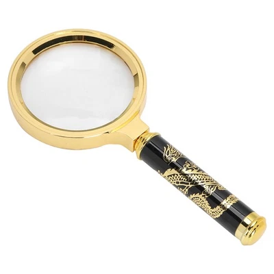 ­7X Magnifying Glass 70mm Vintage Handheld Magnifier For Reading Household Use - Image 1 of 4