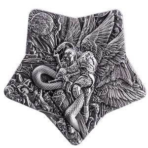 Apilador de plata pura Lucifer el ángel caído de Corea del Sur 2023 de 2 oz - Imagen 1 de 3
