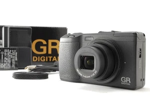 [Near MINT w/Box] Ricoh GR Digital IV 10.4MP Digital Camera Black From JAPAN - Picture 1 of 10