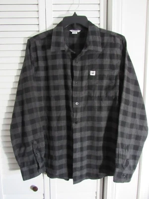 Caterpillar Button Front Plaid Long Sleeve Flannel Shirt Size XL - Image 1 of 4