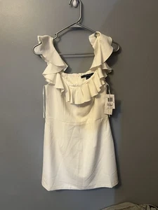 NWT French Connection ruffle sleeve dress Sz 8 - Picture 1 of 5