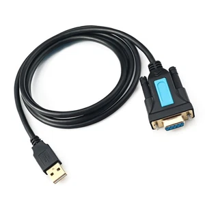 USB to RS232 Adapter with PL2303 Chip USB2.0 Male to RS232 Female Cable B - Zdjęcie 1 z 10